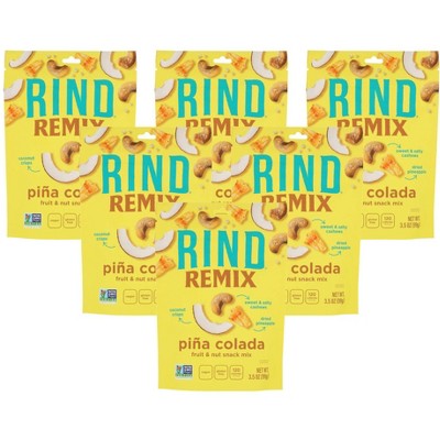 Rind Snacks Pina Colada Fruit and Nut Snack Mix - Case of 6/3.5 oz