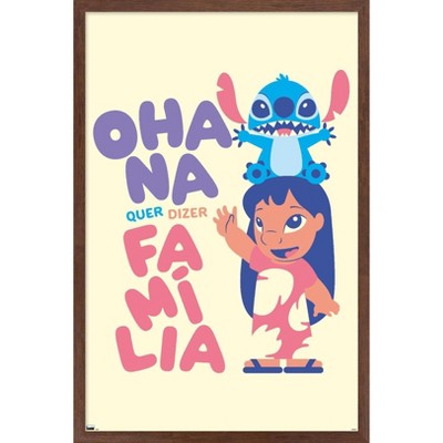 Trends International Disney Lilo and Stitch - Familia Framed Wall Poster Prints