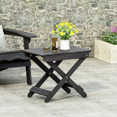 Christopher Knight Home Malibu Outdoor Acacia Wood Folding Side Table