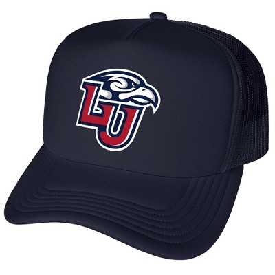 Liberty University Primary Logo Foam Snapback Trucker Hat Navy One Size