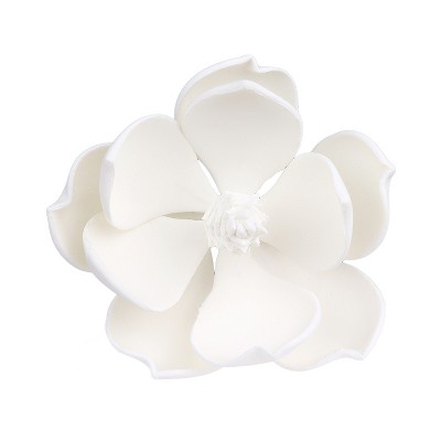 O'Creme White Magnolia Gumpaste Flowers 4.5" - Set of 3