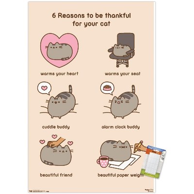 Trends International Pusheen - Thankful Unframed Wall Poster Prints