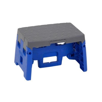 Cosco 8.46 in. H X 14.02 in. W X 9.84 in. D 300 lb. capacity 1 step Plastic Folding Step Stool (Case of 4)