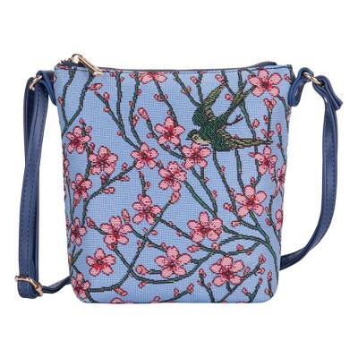 Signare USA Almond Blossom and Swallow V&A Licensed Sling Bag