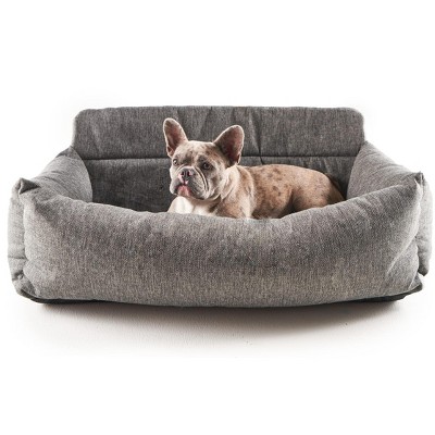Paw Brands PupProtector Memory Foam Car Dog Bed - Grey