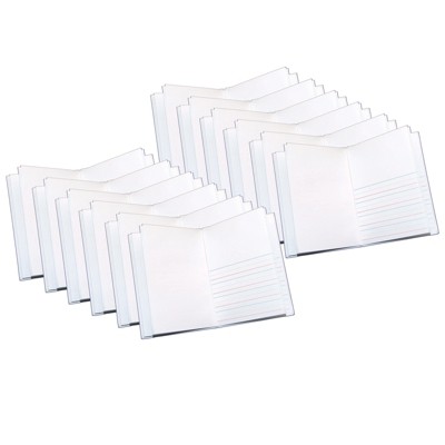 Ashley Productions Hardcover Blank Book Primary Lined, 6" x 8" Portrait, White, Pack of 12
