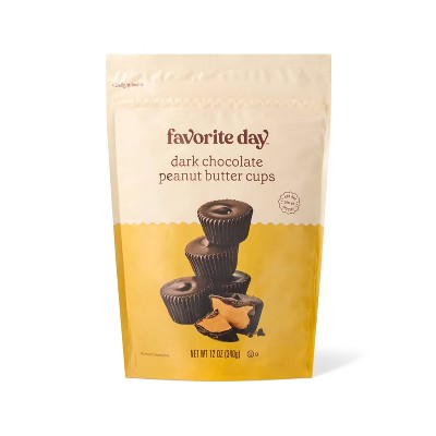 Dark Chocolate Peanut Butter Cups - 12oz - Favorite Day™