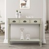 Urbanest Console Table with 3 Drawers, 39.5" Wide, 32" Tall, 9" Deep - 4 of 4