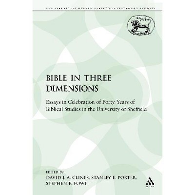 The Bible in Three Dimensions - (Library of Hebrew Bible/Old Testament Studies) by  David J a Clines & Stanley E Porter & Stephen E Fowl (Paperback)
