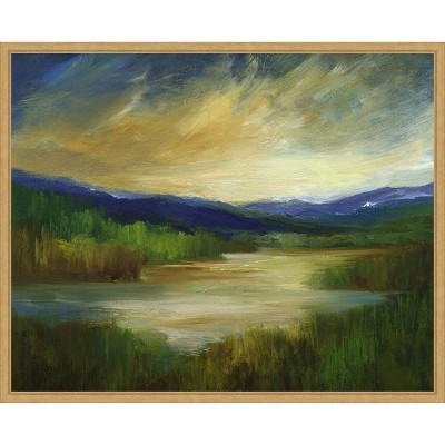 Amanti Art Ancient Retreat by Sheila Finch Framed Canvas Wall Art
