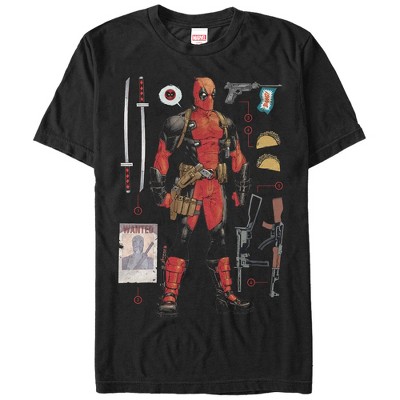Men's Marvel Deadpool Accessories T-Shirt
