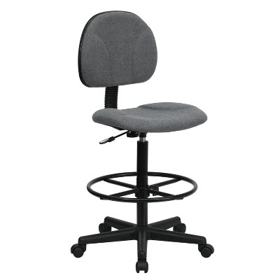 Emma and Oliver Two Cylinder Drafting Chair (Cylinders: 22.5"-27"H or 26"-30.5"H)