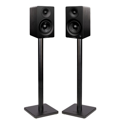 Fluance Ai41 Powered 2-Way 2.0 Stereo Bookshelf Speakers with 5" Drivers 90W Amplifier for Turntable Bluetooth w/ Stands