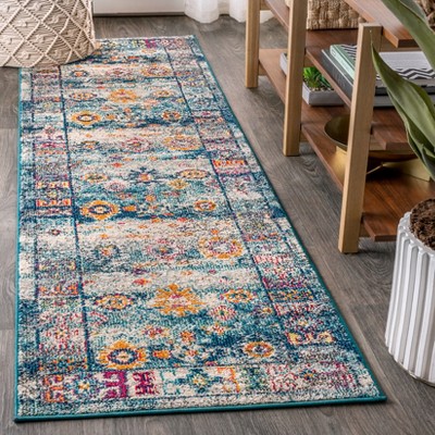 Bohemian FLAIR Boho Vintage Faded Area Rug - JONATHAN Y