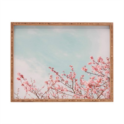 Hello Twiggs Cotton Candy II Rectangle Bamboo Tray - Deny Designs