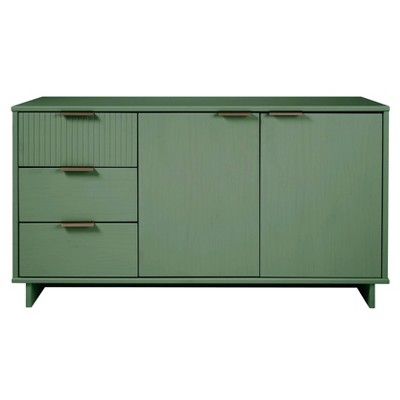 55.07" Granville Modern 3 Drawer Sideboard - Manhattan Comfort