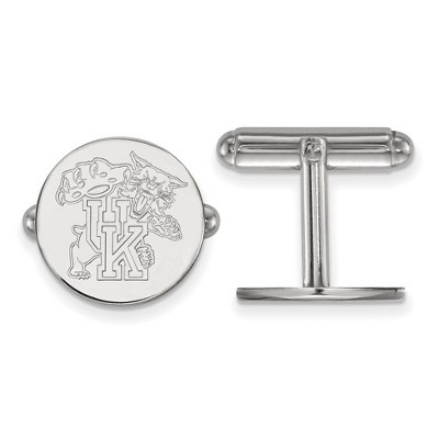 Black Bow Jewelry Sterling Silver Kentucky Wildcats NCAA Cuff Links