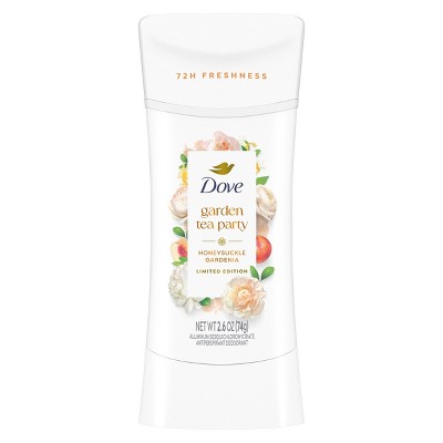 Dove Beauty Advanced Care Limited Edition Garden Tea Party Solid Antiperspirant & Deodorant Honeysuckle Gardenia - 2.6oz