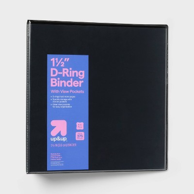 1.5" 3 Ring Binder Clear View - up&up™