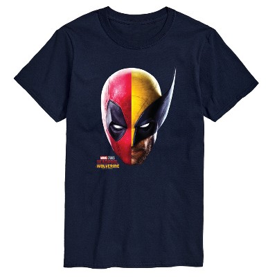 Men's - Marvel - Deadpool & Wolverine Split Space Short Sleeve Graphic T-Shirt