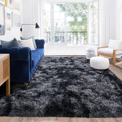 LOVEVOOK Area Rugs for Bedroom, Non-Slip Fluffy Soft Shag Carpet, Living Room Plush Rug for Home Dorm Decor Aesthetic