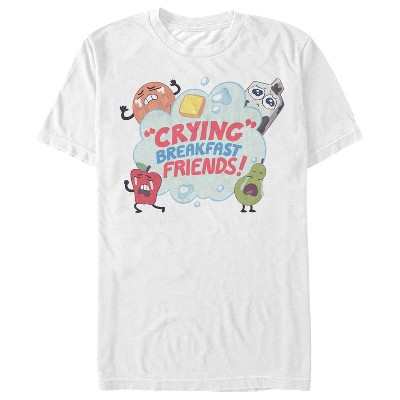 Men's Steven Universe Crying Breakfast Friends T-Shirt