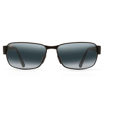Maui Jim Black Coral Rectangular Sunglasses