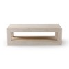 Plank+Beam 48" Modern Rectangular Coffee Table with Shelf, Solid Wood Table with Storage - 3 of 4