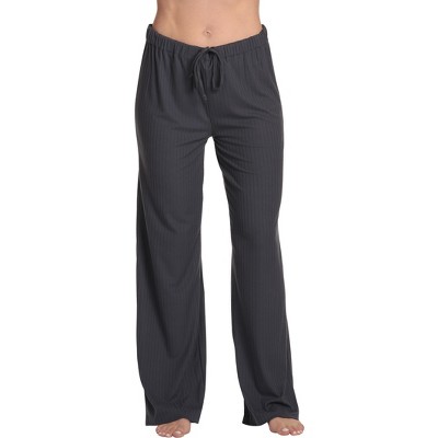 Just Love Womens Solid Ribbed Pajama Pants - Pajama Bottoms for Women