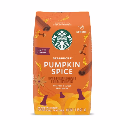 Starbucks Pumpkin Spice Light Roast Ground Coffee - 11oz