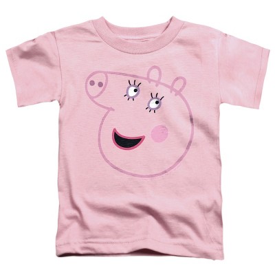 Toddler Boys' Peppa Pig Pink Out Mummy Pig Face T-Shirt