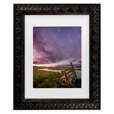 Trademark Fine Art - Dan Ballard Snaked River Matted Framed Art