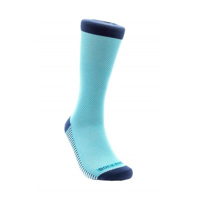 Classic Blue and White Office Socks from the Sock Panda (Men's Sizes, Adult Large)