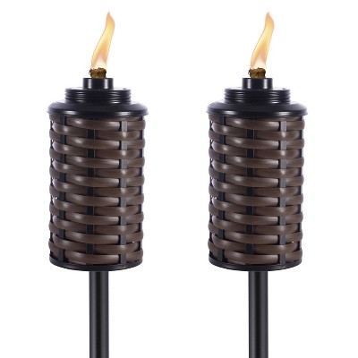 TIKI 2pk 64.75" Convertible Easy Install Bali Brown