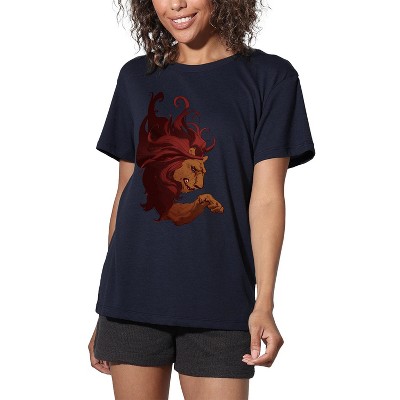 Harry Potter Gryffindor Lion Women's Loose T-Shirt