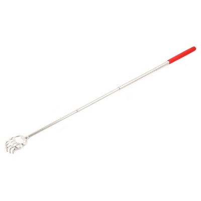 Unique Bargains Stainless Steel Bear Claw Telescopic Massage Back Scratcher 22.8"