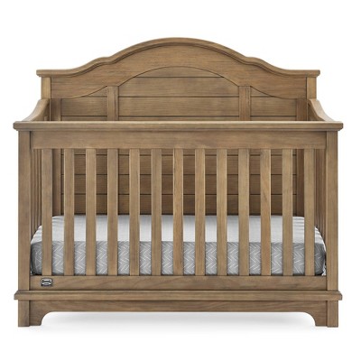 Simmons Kids' Asher 6-in-1 Convertible Crib with Toddler Rail - Greenguard Gold Certified