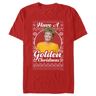 Men's The Golden Girls Ugly Christmas Blanche Portrait T-Shirt