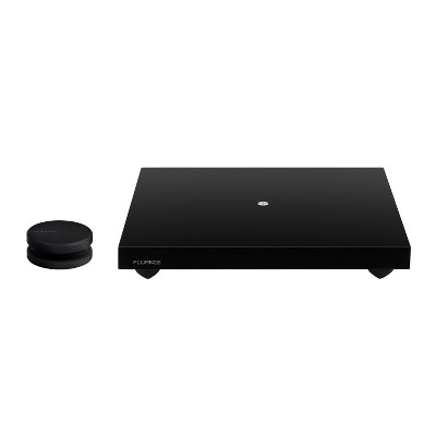 Fluance IB40 Turntable Isolation Base and Vinyl Record Weight Stabilizer with Rubberized Finish