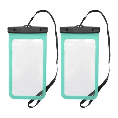 Unique Bargains Universal Mobile Waterproof Bag 5.51"x10.43" 2 Pcs