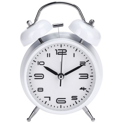 REGALWOVEN Circle Night Light Battery Powered Metal Alarm Clock 6.7 x 3.9 x 2 Inches