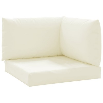 vidaXL Chair Cushion Water Repellent Pallet Cushion Seat Pad Oxford Fabric - Cream Corner Sofa