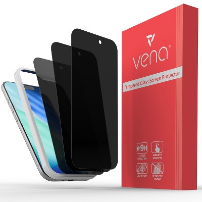 Vena 3x For Apple iPhone 17 Air Screen Protector Privacy, Privacy Screen Protector iPhone 17 Air, Anti-Spy Tempered Glass