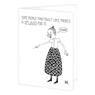 Mary Engelbreit Finding Fault Engeldark Card