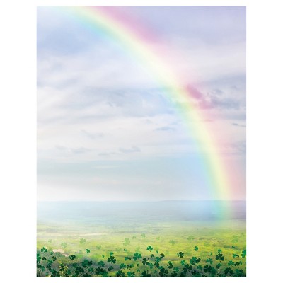 Rainbow Print Letterhead: Great Papers! Multicolor Stationery Writing Paper, 80 Sheets, Art & Design, Uncoated, Non-Standard Size