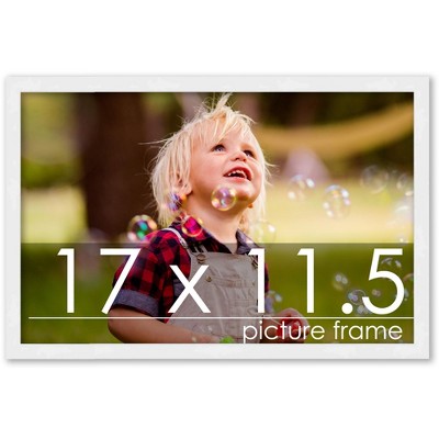 PosterPalooza | 17x11.5 Wood Frame with UV Acrylic, 6 Finishes: Black, White, Bronze, Silver, Wood, Mahogany