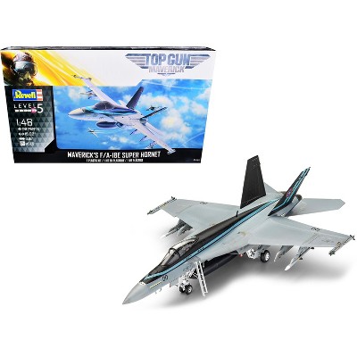 Level 5 Model Kit Maverick's F/A-18E Super Hornet Jet "Top Gun: Maverick" (2022) Movie 1/48 Scale Model by Revell