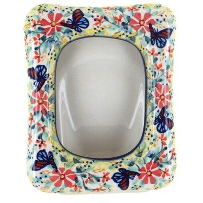 Blue Rose Polish Pottery F053 Manufaktura Frame