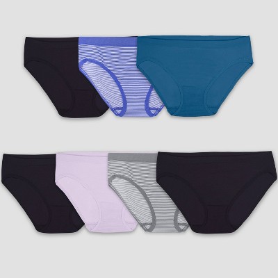 Fruit of the Loom Women's 6+1 Bonus Pack Seamless Bikini Underwear - Colors May Vary