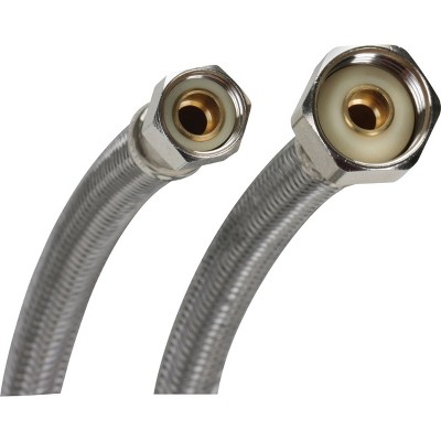Fluidmaster  3/8 F X 1/2 In. F X 16 In. L Stainless Steel Faucet Connector B1F16